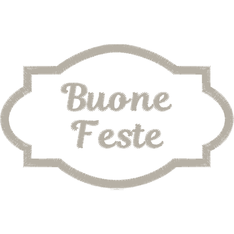 Buone Feste 3 con Cornice - DST